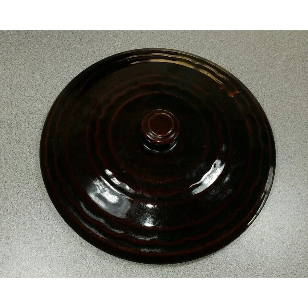 MAR CREST OVEN PROOF STONEWARE USA COVERED CASSEROLE